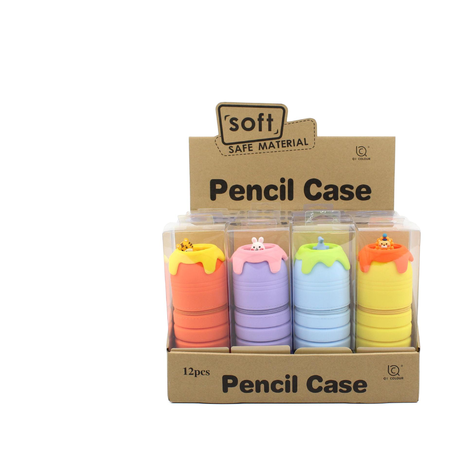 Foldable Silicone Pencil Case
