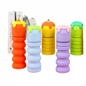 Foldable Silicone Pencil Case