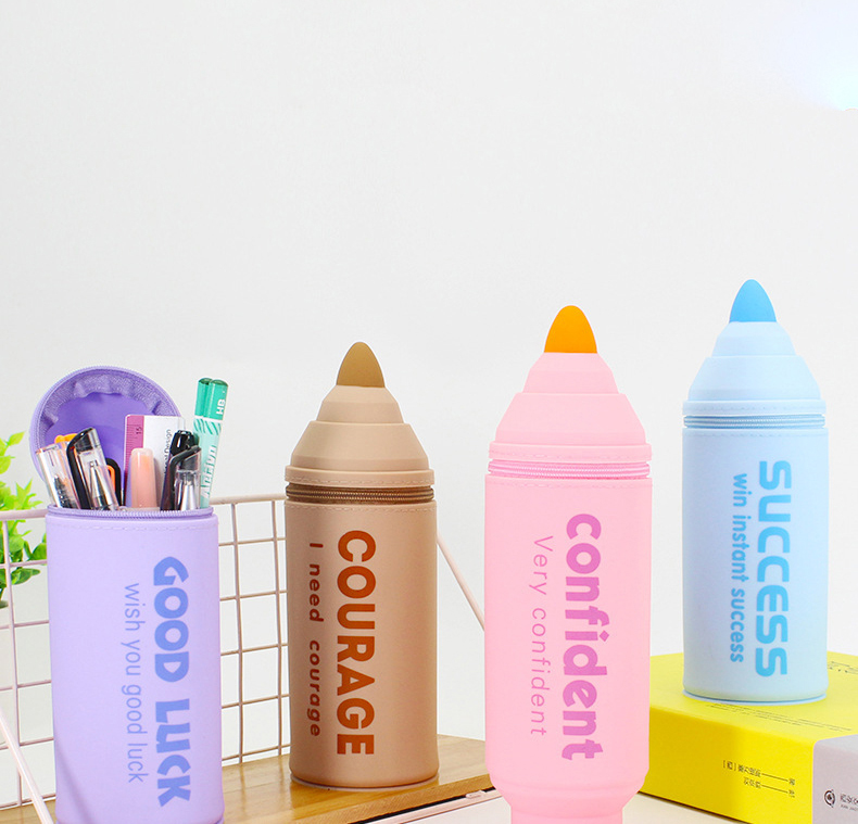 Silicone pencil cases