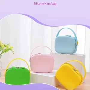 silicone zipper handbag