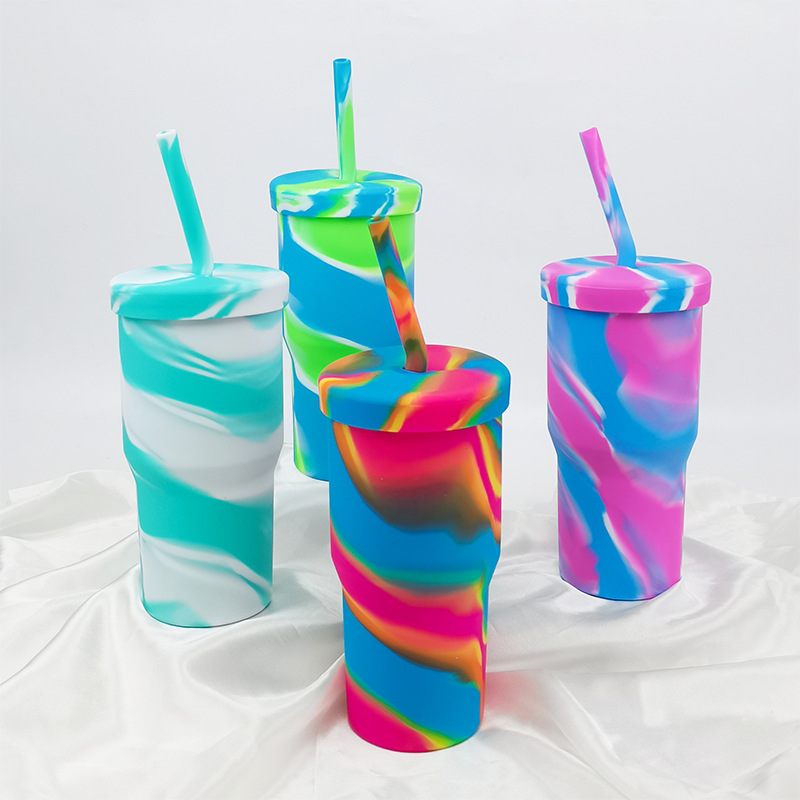 Silicone Straw Cup