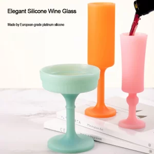 silicone wine glass
