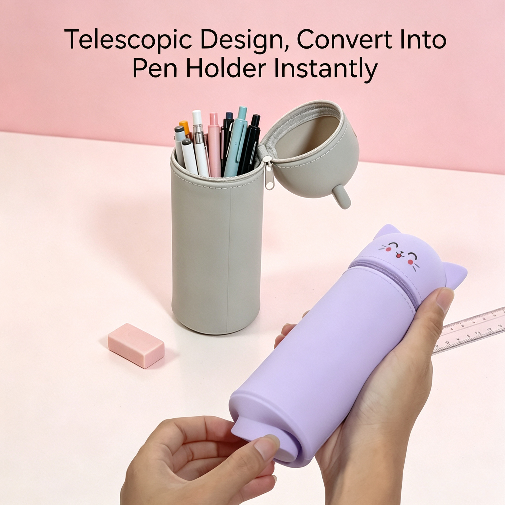 silicone pencil case