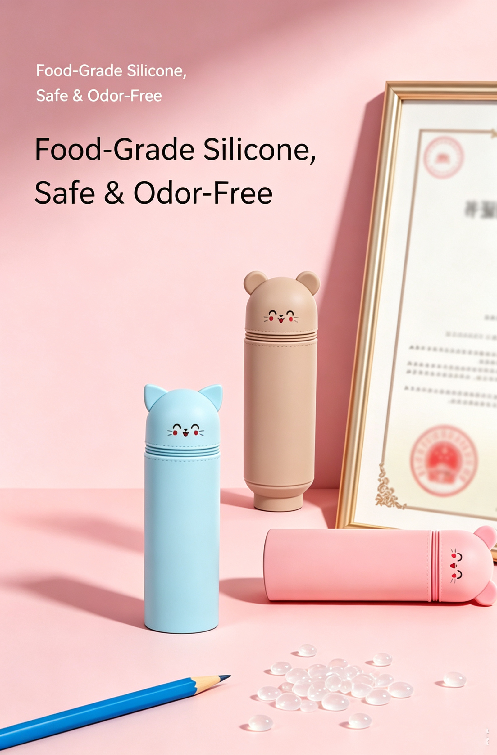 silicone pencil case